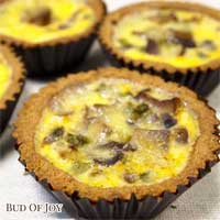 Mini Organic Mushroom Quiche (48pcs)