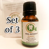 Oral Botanica Organic Liquid Toothpaste (Set of 3)