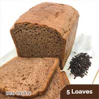Organic Pulut Hitam Soft Loaf (5x)