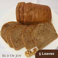 Organic 100% Wholemeal Bread (Walnut) (5x)