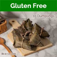 Organic Mushroom Rice Dumplings (10pc)